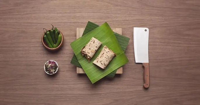 Flat Lay Food Presentation