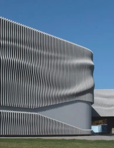 Curved Architectural Facade