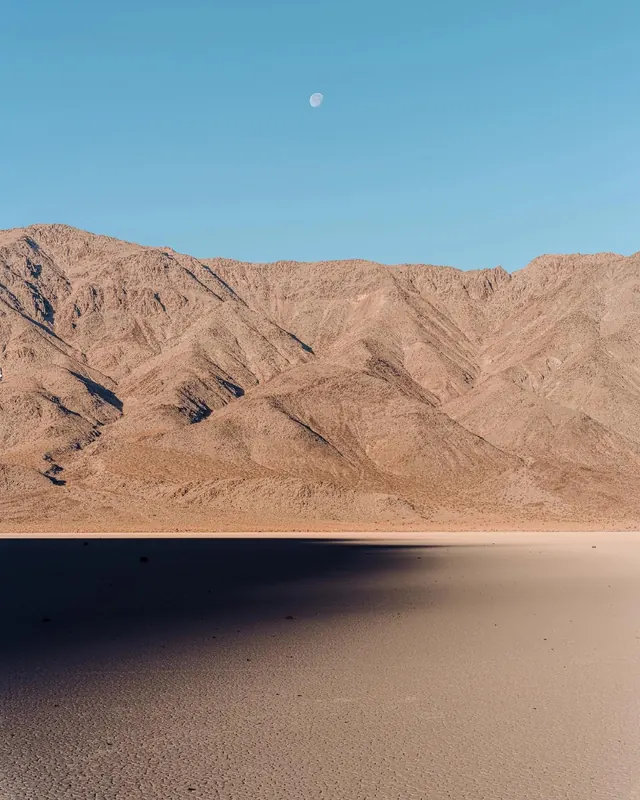 Desert Landscape with Moon