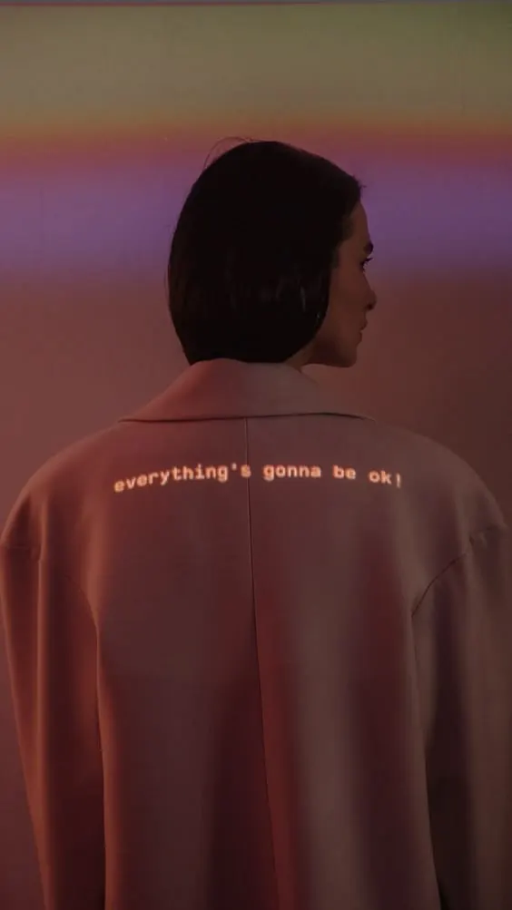 Portrait with Text Overlay