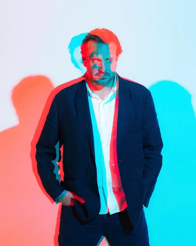 Abstract Portrait with Color Overlays