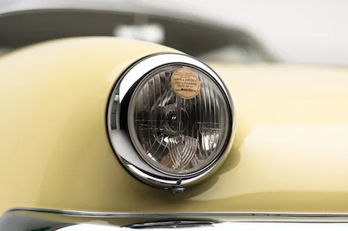 Vintage Car Headlight Detail