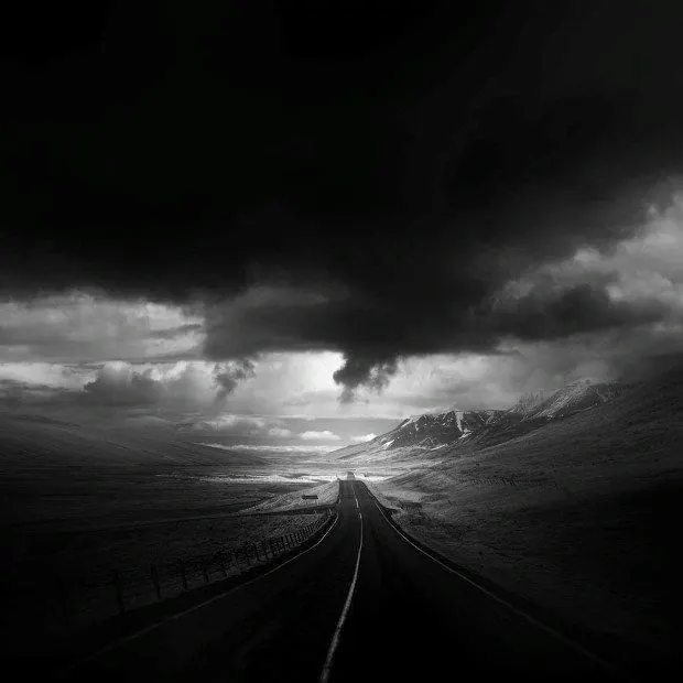 Dramatic Landscape Road