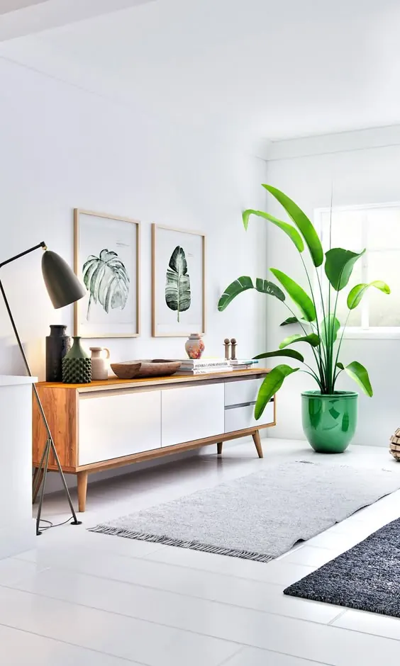 Modern interior workspace photography, photographic, minimal, warm