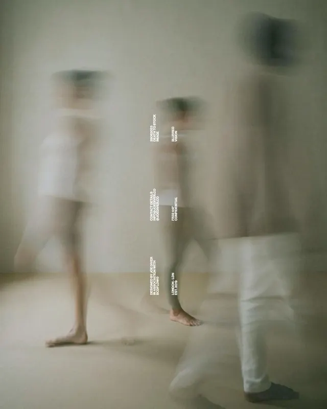 Sculptural forms with measurement annotations, editorial, technical, muted