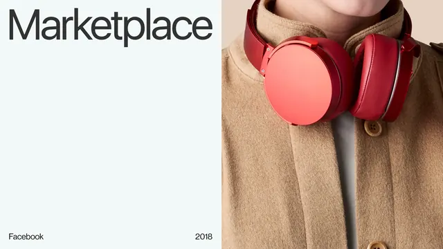 Facebook Marketplace headphones product shot, photographic, minimal, warm
