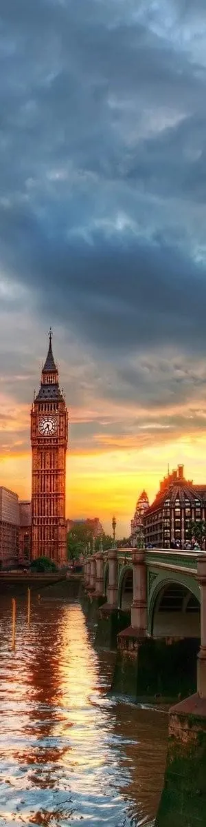 Big Ben golden hour riverside photograph, photographic, warm, warm
