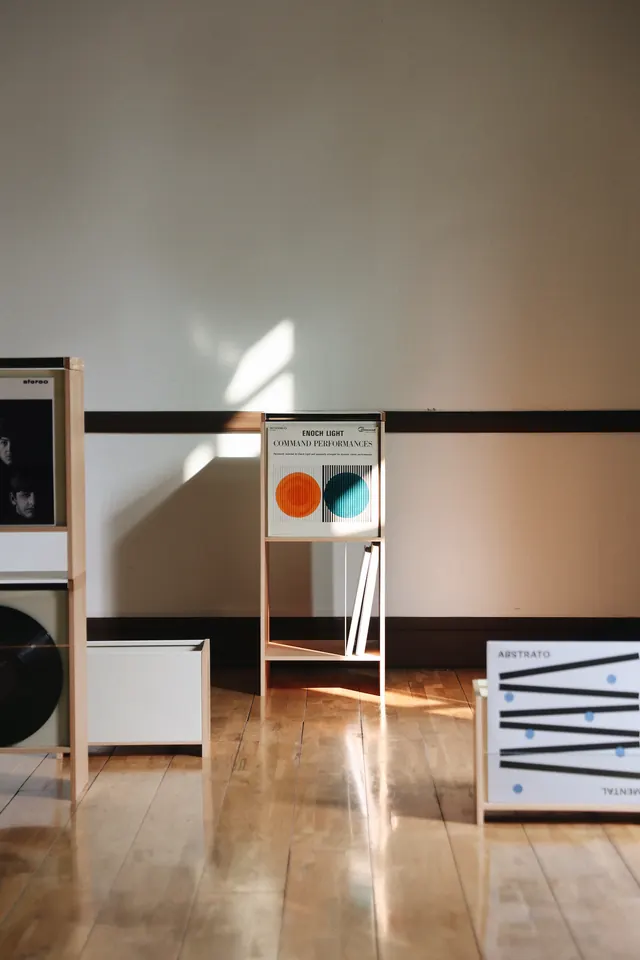 Minimalist wooden cabinet design, minimal, organic, earthy