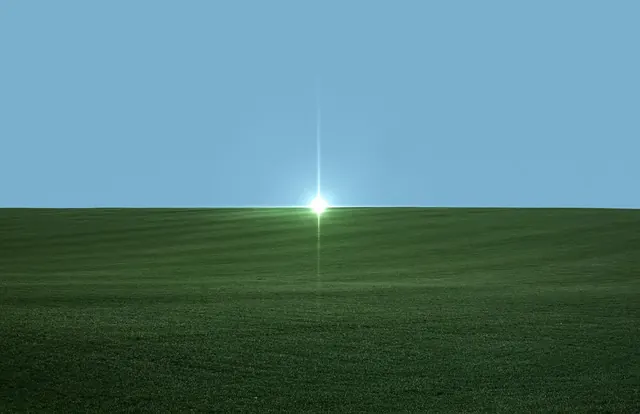 Sunrise Horizon Minimalist Landscape, photographic, minimal, cool