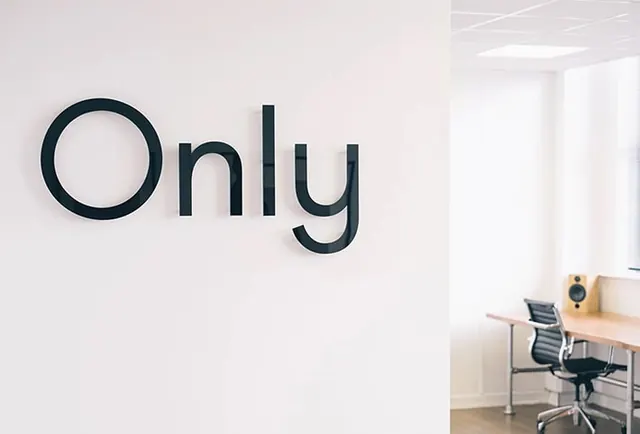 Only workspace branding, minimal, swiss, light