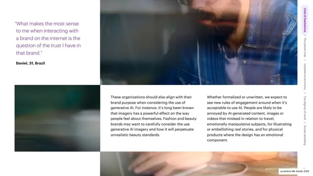 Trust shapes brand interactions, quote