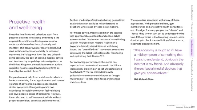 Proactive health three-column with pull-quote