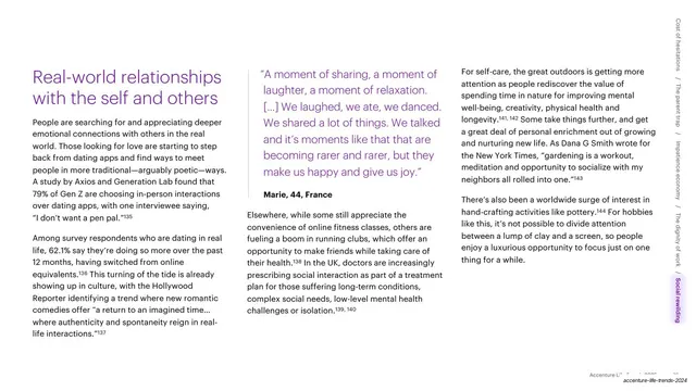 Real-world relationships text-and-quote slide