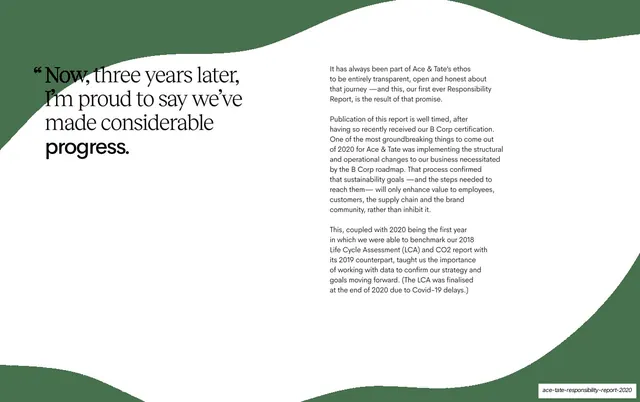 Considerable progress letter spread