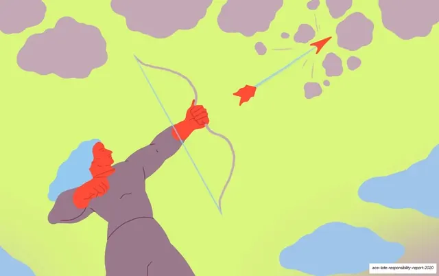 Planet milestone full-bleed illustration