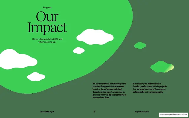 Progress Our Impact opener with cloud field