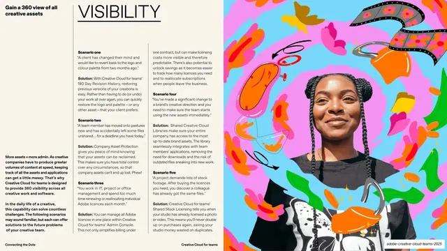 Visibility editorial spread
