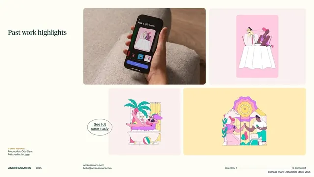 Revolut work highlights grid, editorial, minimal, light