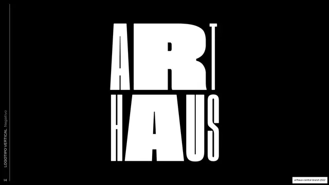 Vertical logotype, negative