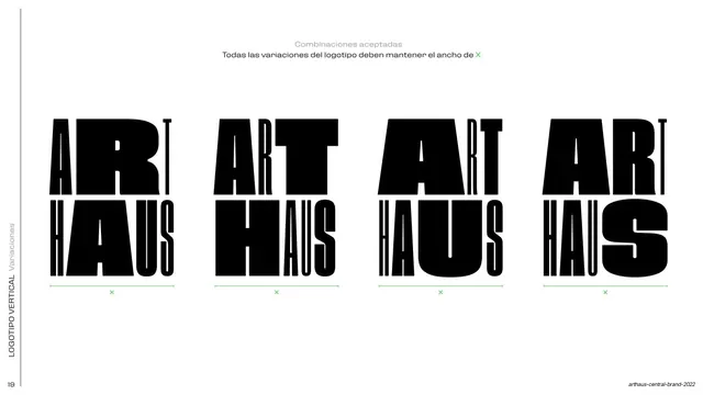 ARTHAUS approved vertical variations, editorial, minimal, light