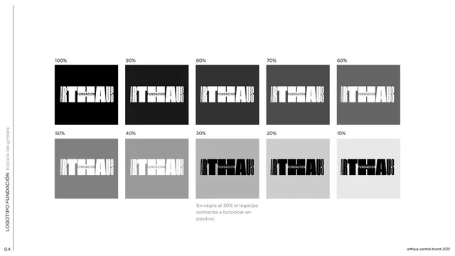 ARTHAUS Fundacion grayscale contrast scale, editorial, minimal, light