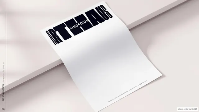BrandCrew credit and contact closing, minimal, swiss, light