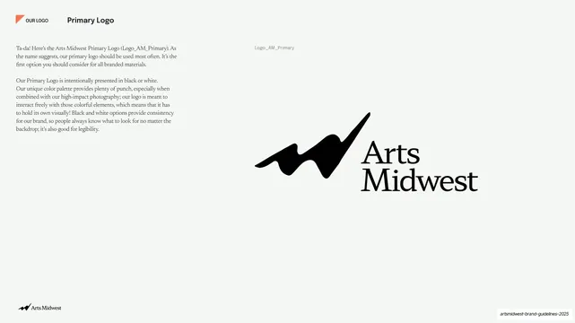 Primary Logo presentation slide