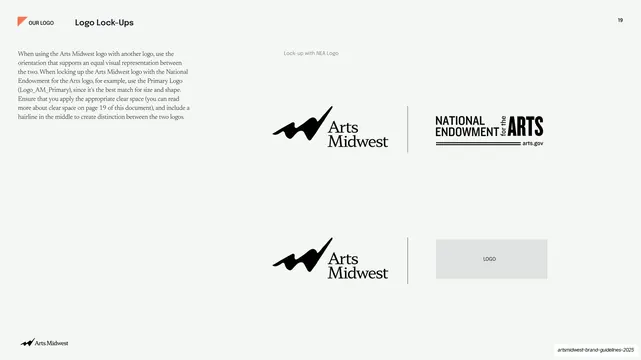 Logo lock-ups with partner marks