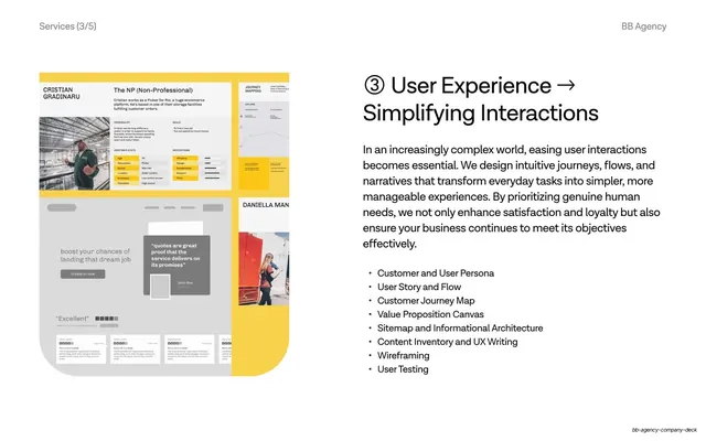 User experience service, simplifying interactions, minimal, light-mode, light