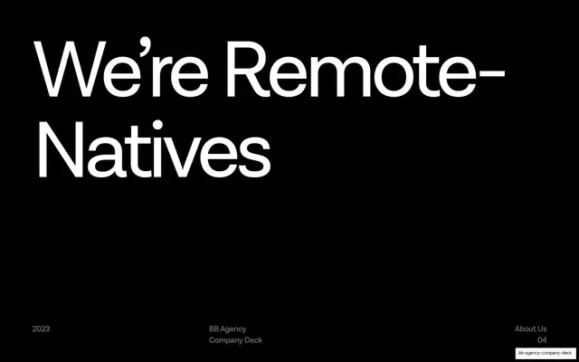 We're Remote-Natives section divider