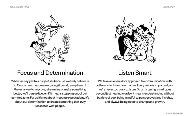 Core Values 2 of 2 illustrated two-column