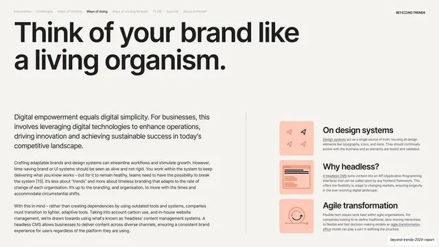 Think of your brand like a living organism