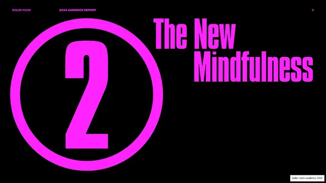 Section 2 divider The New Mindfulness, editorial, dark-mode, dark
