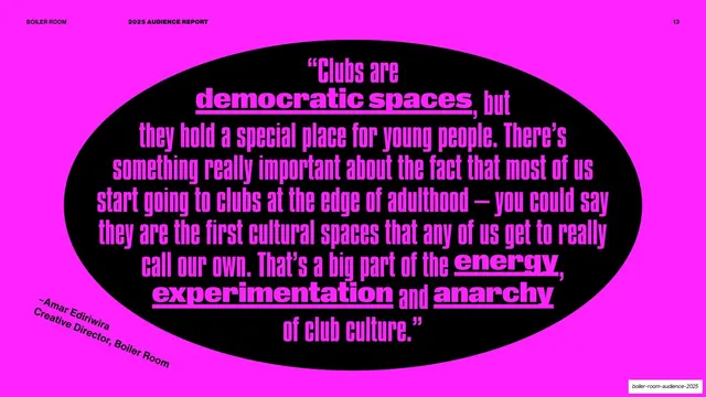 Clubs are democratic spaces oval quote