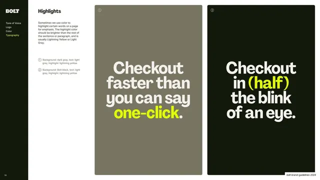 Text highlights