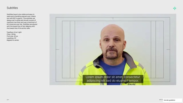 Video subtitle placement spec