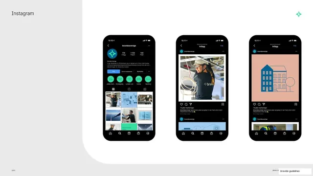Instagram profile and post mockups