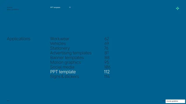 Applications contents (PPT template)