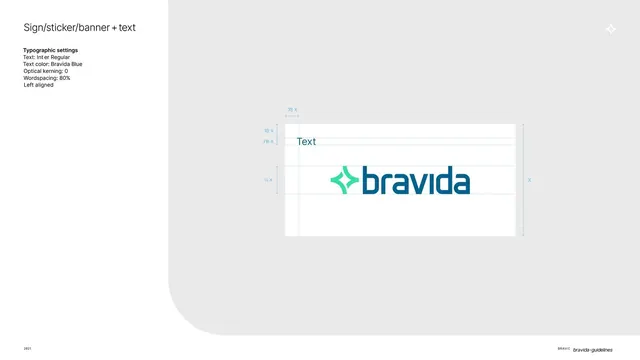 Sign/sticker/banner + text spec (text above)