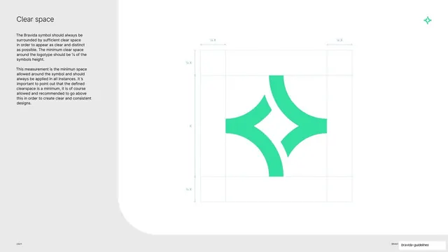 Symbol clear space rules