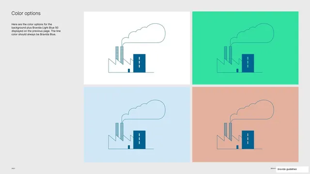 Illustration background color options