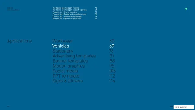 Vehicles section divider