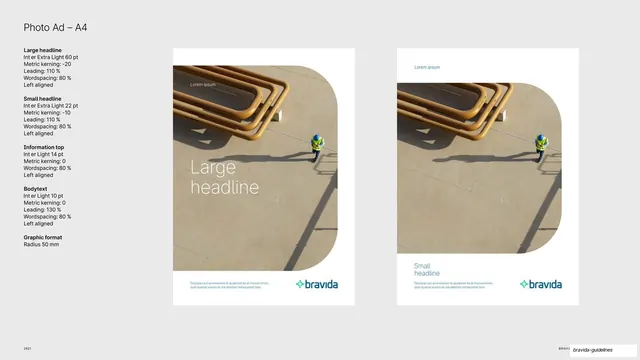A4 photo ad template