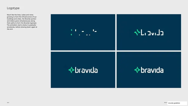 Logotype animation sequence