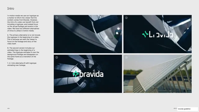 Intro motion alternatives