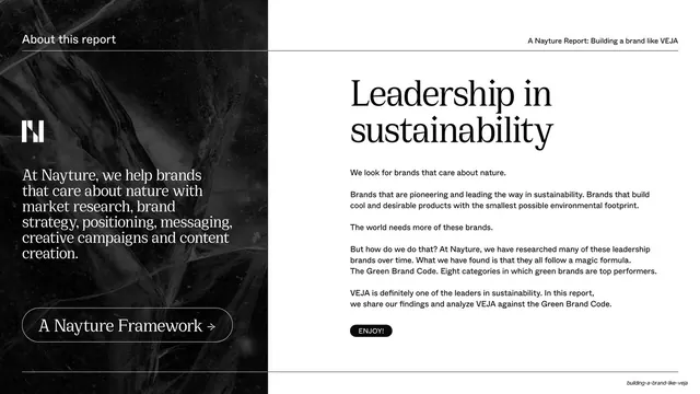 About this report leadership in sustainability, editorial, dark-mode, dark