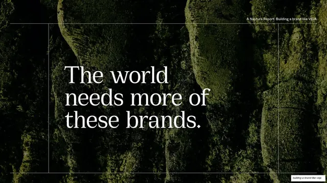 The world needs more brands quote, editorial, photographic, dark