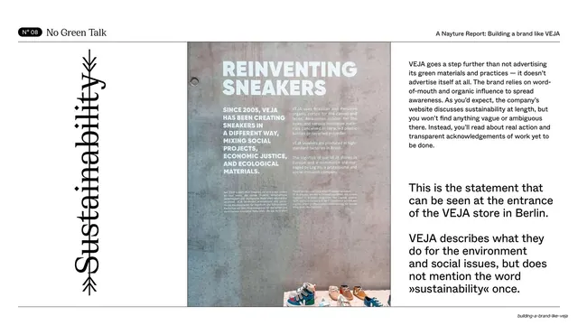 Reinventing Sneakers" store-statement photo collage, editorial, swiss, light