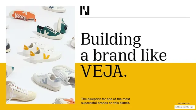 Building a Brand Like VEJA report deck, editorial, minimal, light