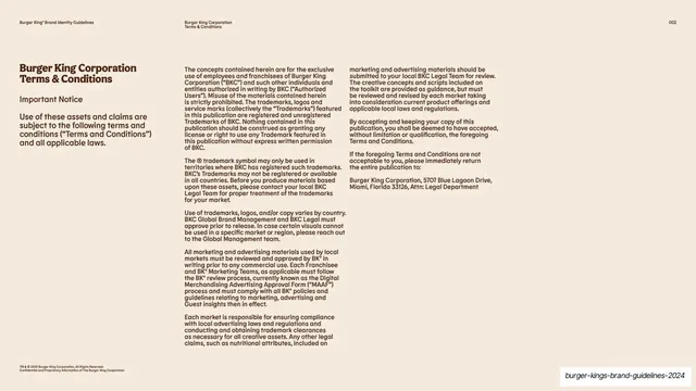Terms and Conditions legal notice